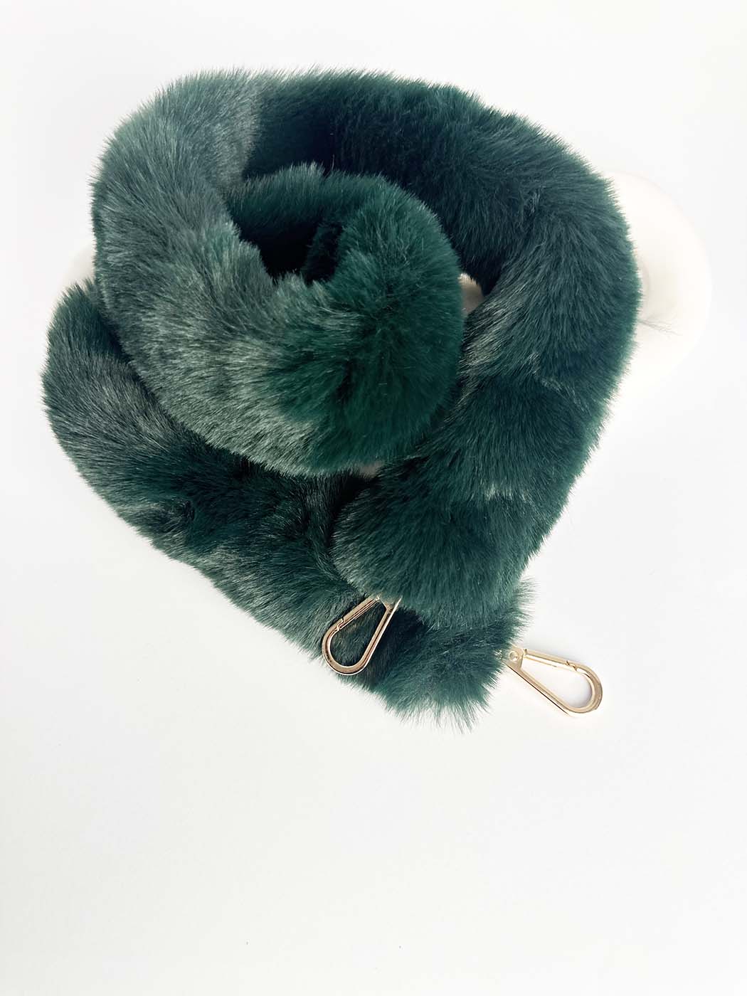 Plush Fluffy Lanyard - Holiday Bag, phone, key chain Lux Strap