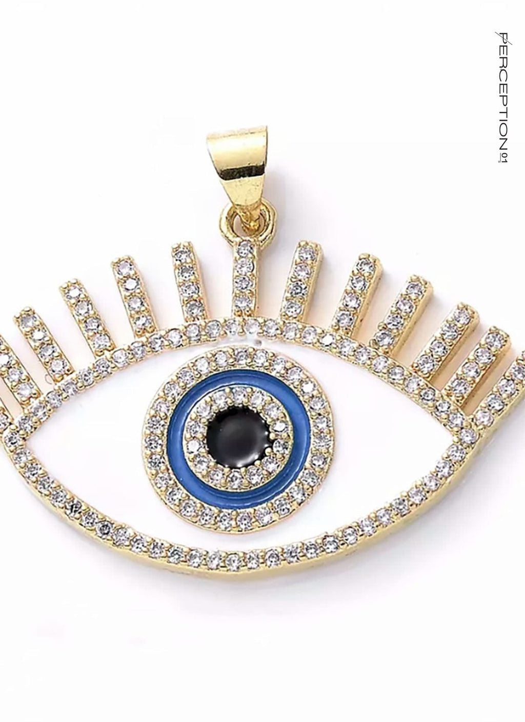 Evil Eye Epoxy Charm - Watches out over you - Perception0one.com