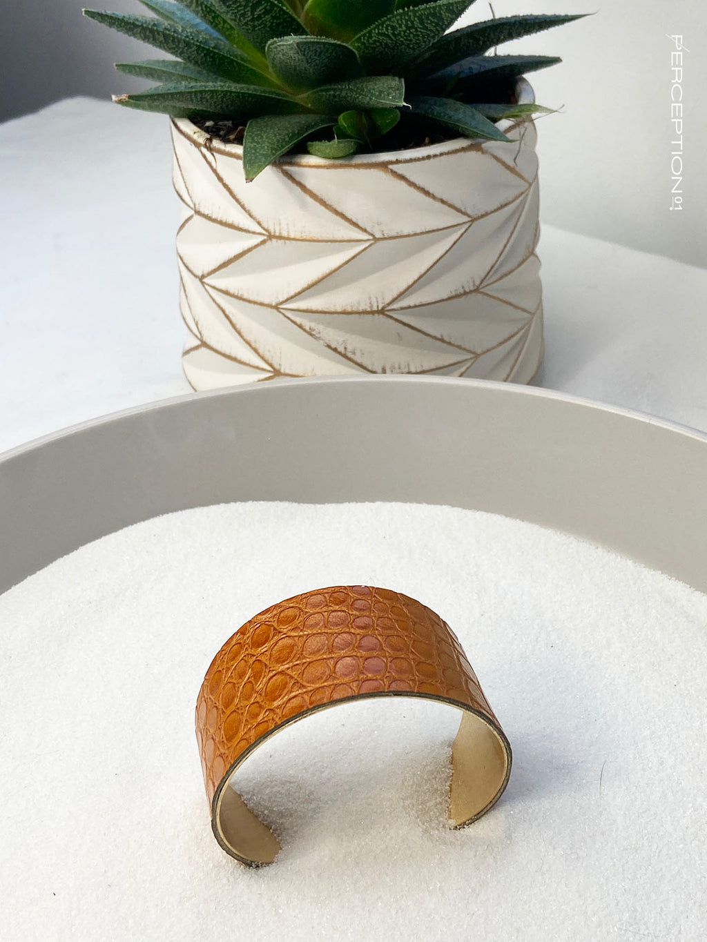 521 Luggage - WIDE Corockodile Cuff Bracelets - Perception0one.com