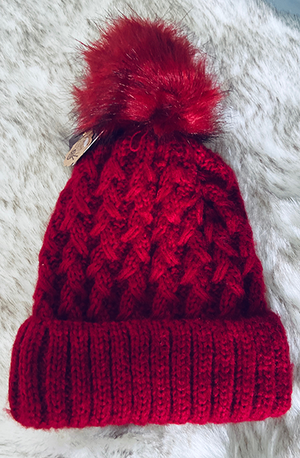 170 Navy - Cable Knit Beanie - Perception0one.com