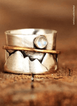 Mountain Range Spinner Ring - Perception0one.com