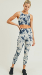 194 Navy -  COMPRESSION TIE DYED LEGGING - Perception0one.com
