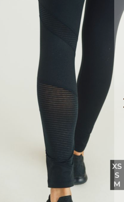 451 Dark Grey - MESH INSERT LEGGING - Perception0one.com
