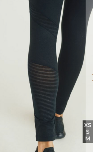 451 Dark Grey - MESH INSERT LEGGING - Perception0one.com