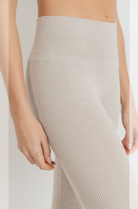 167 Sand - COMPRESSION RIB LEGGING - Perception0one.com
