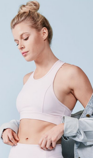 529 Pink -  Y BACK PRINCESS BRA TOP - Perception0one.com