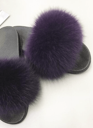 Rabbit Fur Lux Flip Flop - Perception0one.com