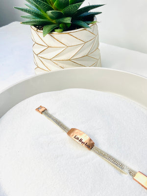 Faith Love Hope suede bracelet - Perception0one.com